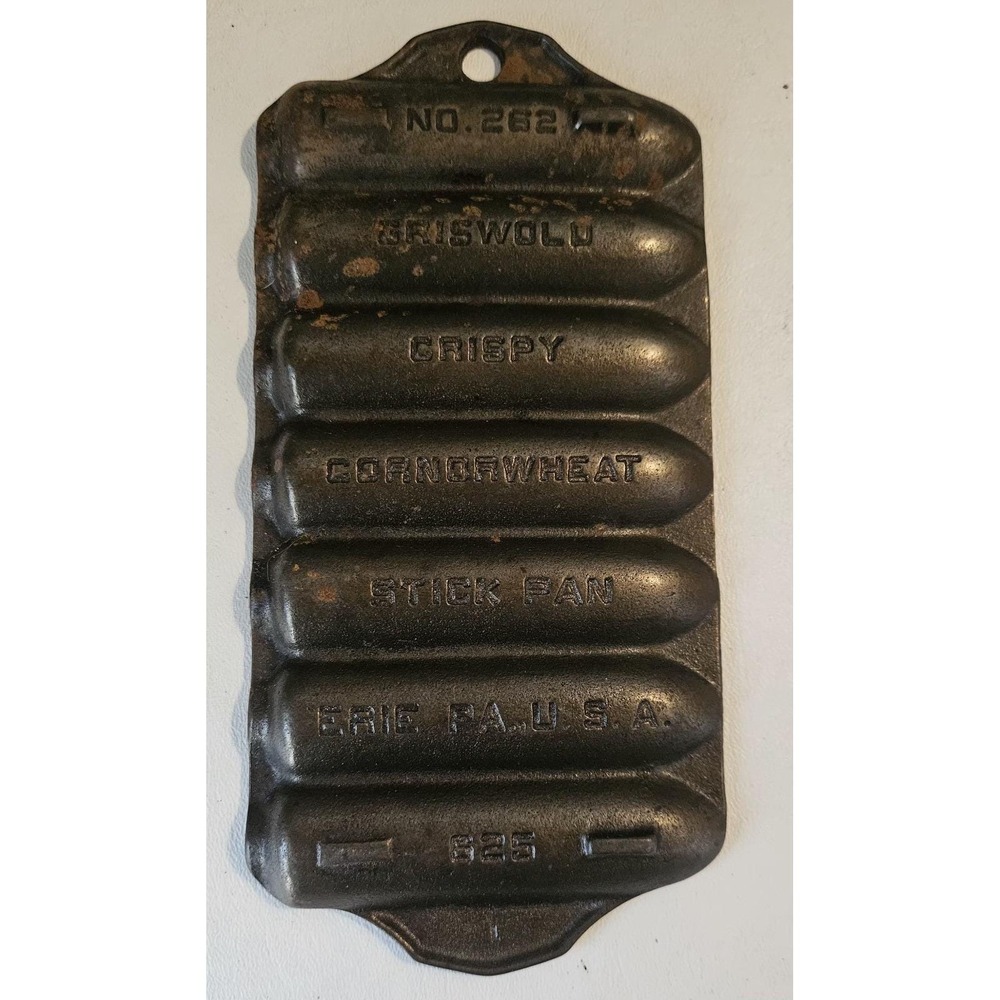 Griswold Cast Iron #262 Mini Corn /Wheat Stick Pan